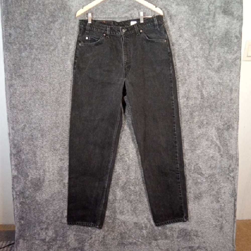 Levis Relaxed Fit Orange Tab Vintage 90s  Cotton Black Gray  Mens 36